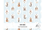 Vintage Toy box seamless pattern, a Pattern Graphic by Milatoo (Thumbnail 6 of 8)
