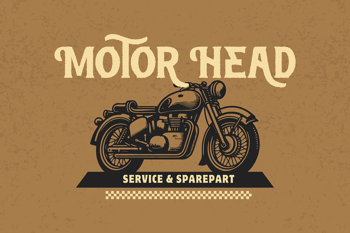 Retro Rider - Branding Logo Font, a Serif Font by Nirmana Visual (Photo 6 of 10)