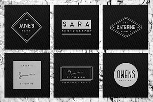 Elegant Logo BUNDLE / Canva Editable