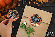 Fall Autumn Thank You Sticker Bundle, an Illustration by Actual Pixel (Thumbnail 12 of 22)