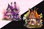 The Evil Witch’s House Clipart, a Seasonal Illustration by LekoArt (Thumbnail 3 of 10)