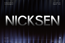 Nicksen - Modern Sans Font
