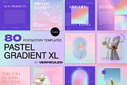 Instagram Social Media CANVA Pastel, a Social Media Template by Vermeulen Design Studio (Thumbnail 1 of 7)