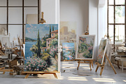 Art School Canvas Mockup, a Household Mockup by anastasiia.art (Thumbnail 3 of 5)