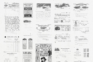 Vintage Ephemera And Overlays