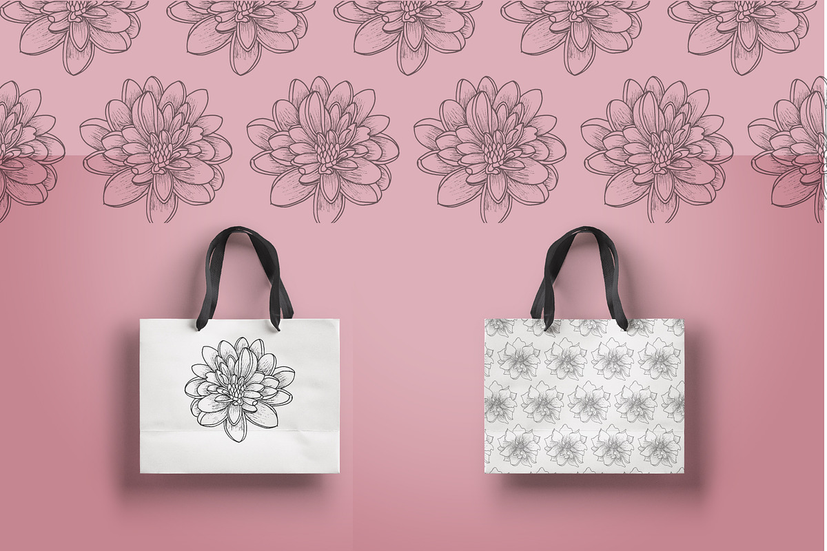 Floral Autumn Vector Patterns, a Pattern Graphic by Chimerique (Photo 3 of 8)