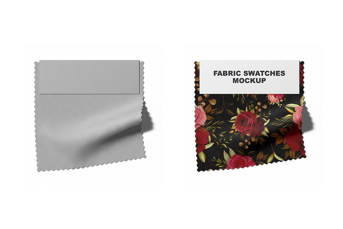Fabric Swatches Mockup, a Product Mockup by Designbuys (Photo 2 of 3)