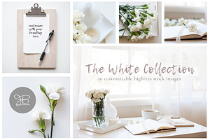 White Collection Stock Photo Bundle