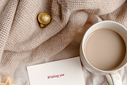 Beige Christmas Invitation Mockup, an Advertising Mockup by Serenefeeling (Thumbnail 3 of 7)