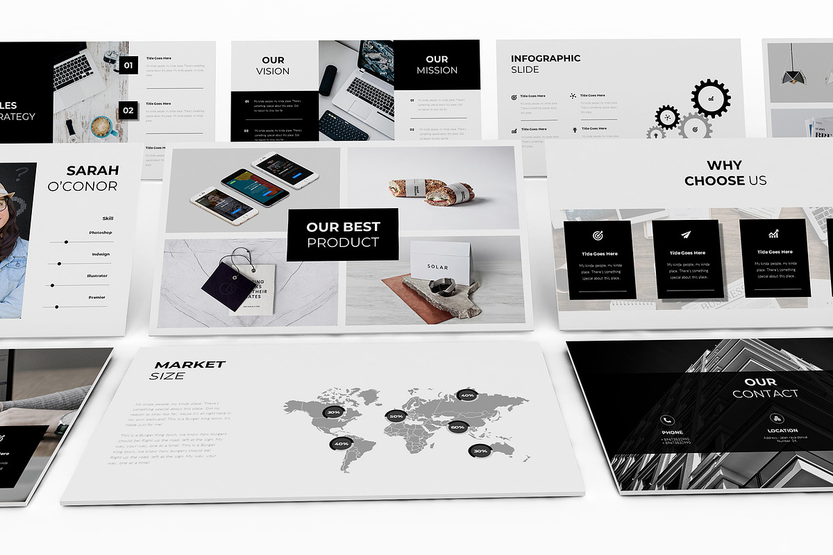 Pitch Deck Keynote Template, a Presentation Template by Incools Stokie (Photo 8 of 9)