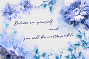 Frozen Watercolor Flowers, an Illustration by PaperAndCrayons (Thumbnail 3 of 5)