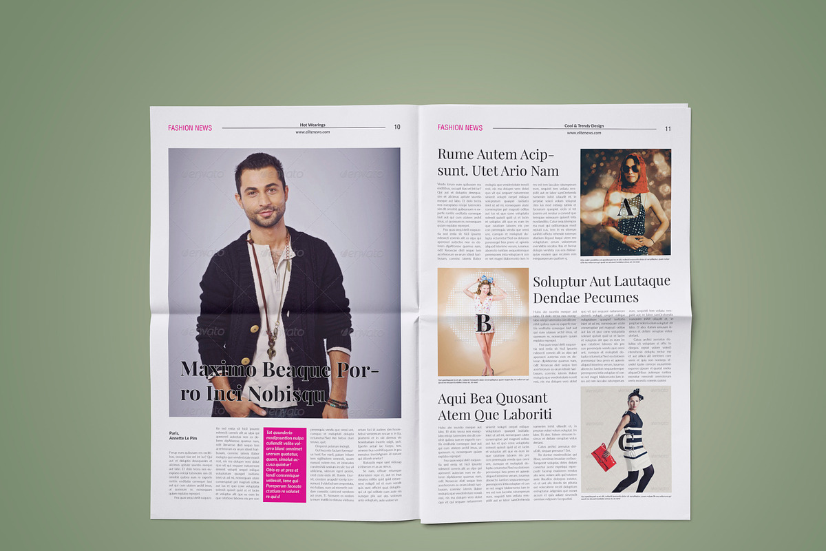 Newspaper Elite, a Magazine Template by GreenDesign (Photo 6 of 9)