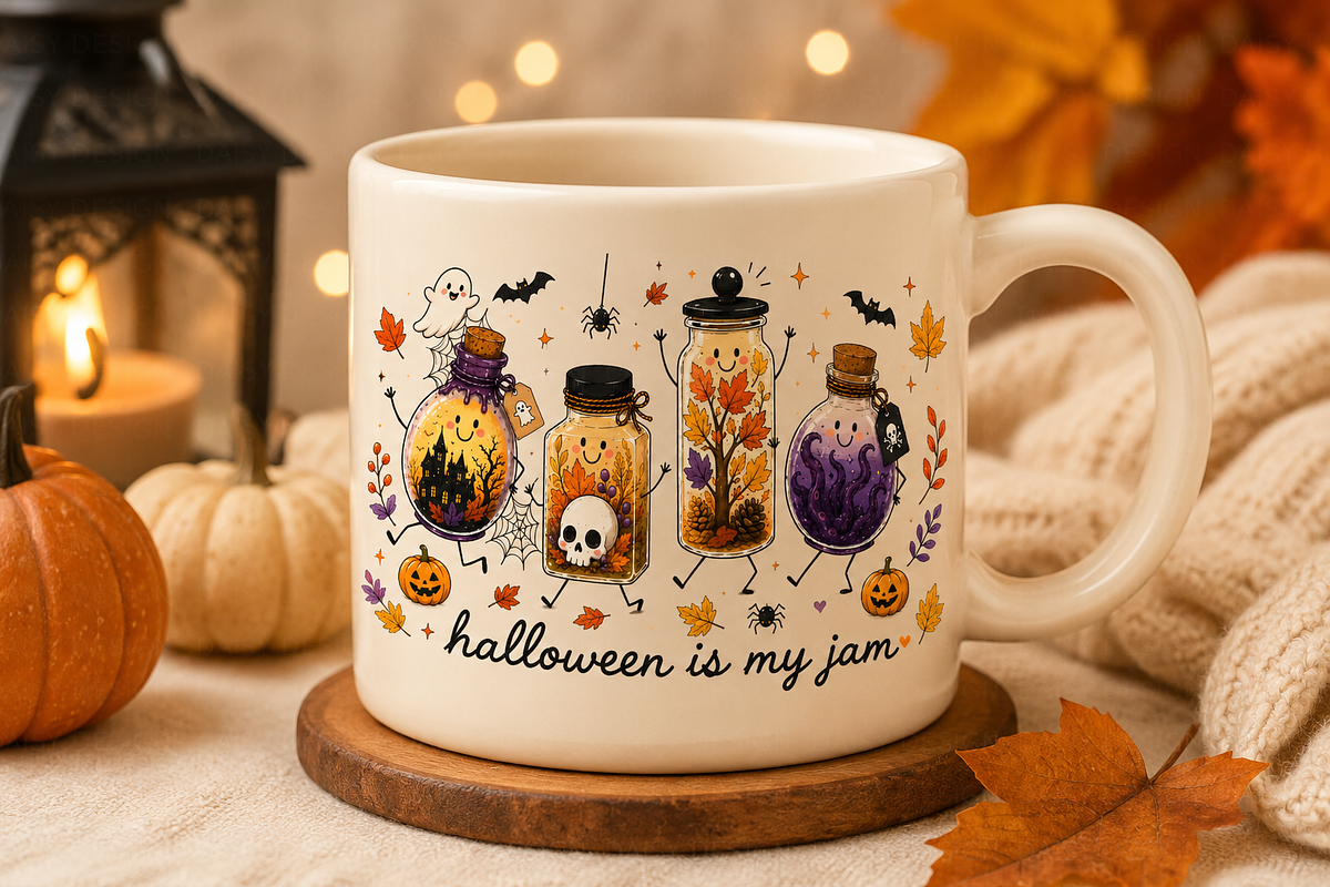 Cute Fall Ghost Halloween Png Bundle, a Seasonal Illustration by Daisy Design (Photo 15 of 23)