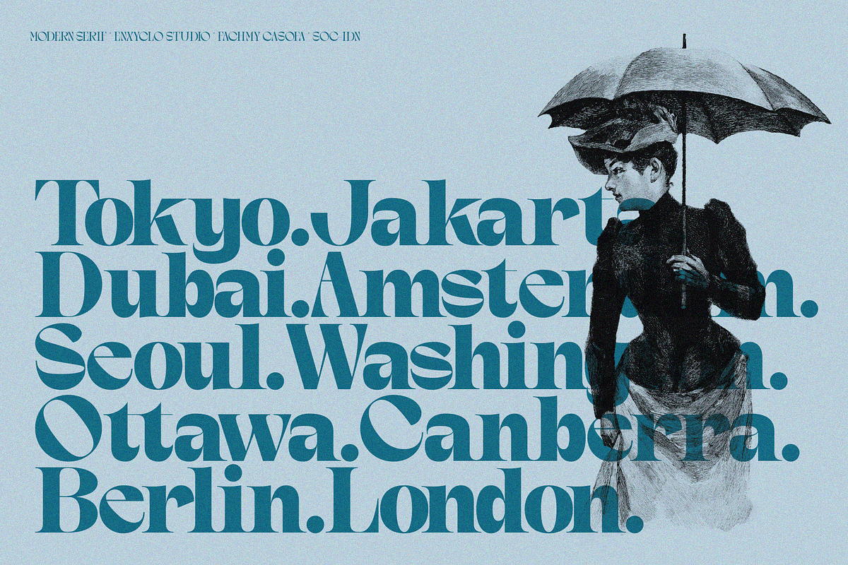 GAGEN — Modern Serif Font Family, a Serif Font by Enxyclo Studio (Photo 6 of 17)