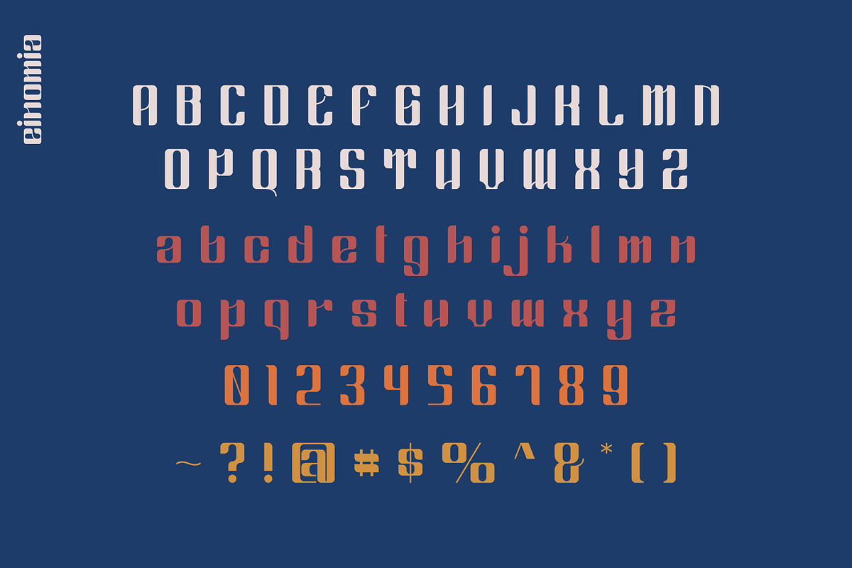 Einomia, a Sans Serif Font by Badsign Type (Photo 2 of 8)