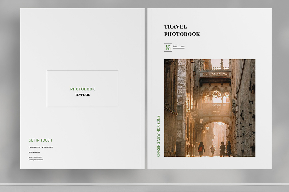 Travel Photobook Brochure Template, a Brochure Template by Boris Cupac (Photo 2 of 7)