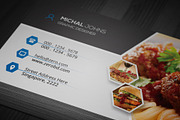 Restaurant Business Cards 2 in 1, a Business Card Template by Genereux Art (Thumbnail 10 of 10)