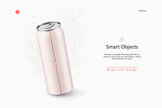 500ml Drink Can with Drops Mockup, a Product Mockup by HelenStock (Thumbnail 4 of 9)