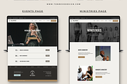 Church Ministry Wix Website Template, a Wix Template by Ton Rêve Design Studio (Thumbnail 4 of 10)