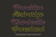 Radiant - Groovy Font, a Script Font by Alpaprana (Thumbnail 5 of 11)
