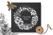 Day and Night. Vector Floral Set, a Pattern Graphic by Molly art (Thumbnail 14 of 14)