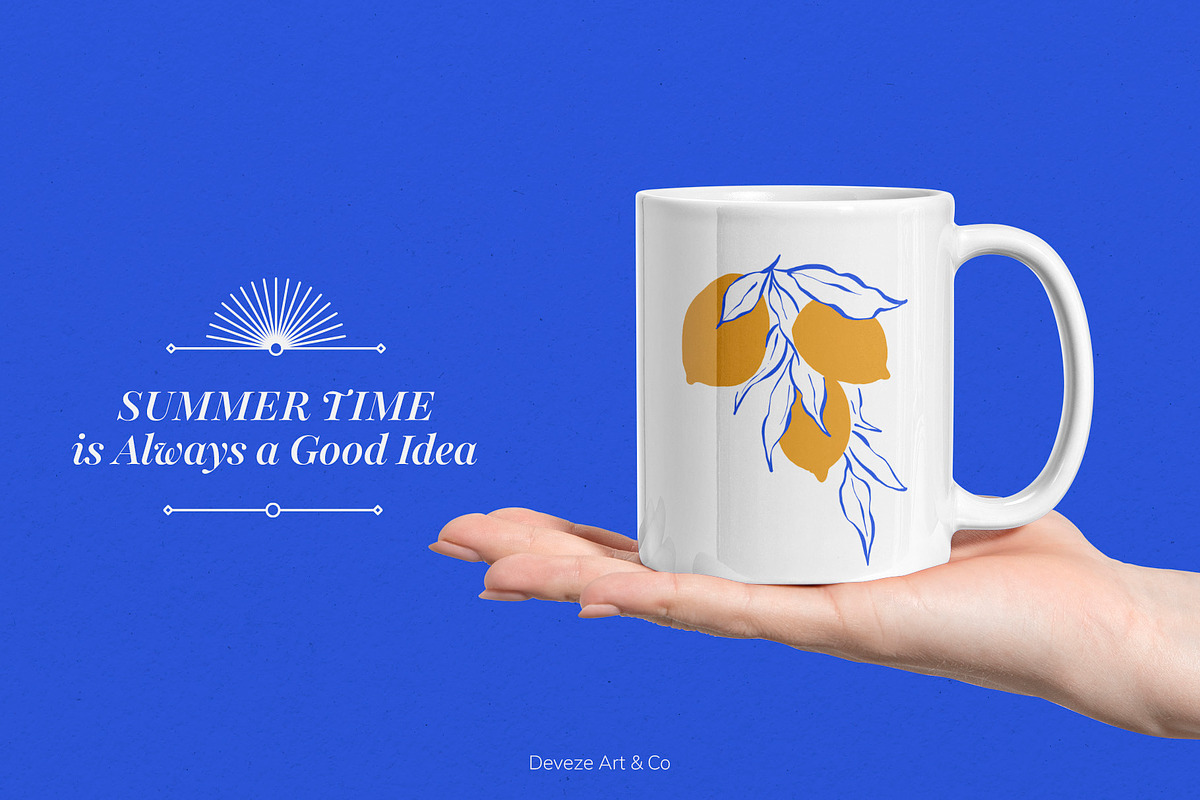 Summer Time Hand-Drawn Illustrations, an Object Graphic by Deveze Art & Co (Photo 3 of 6)