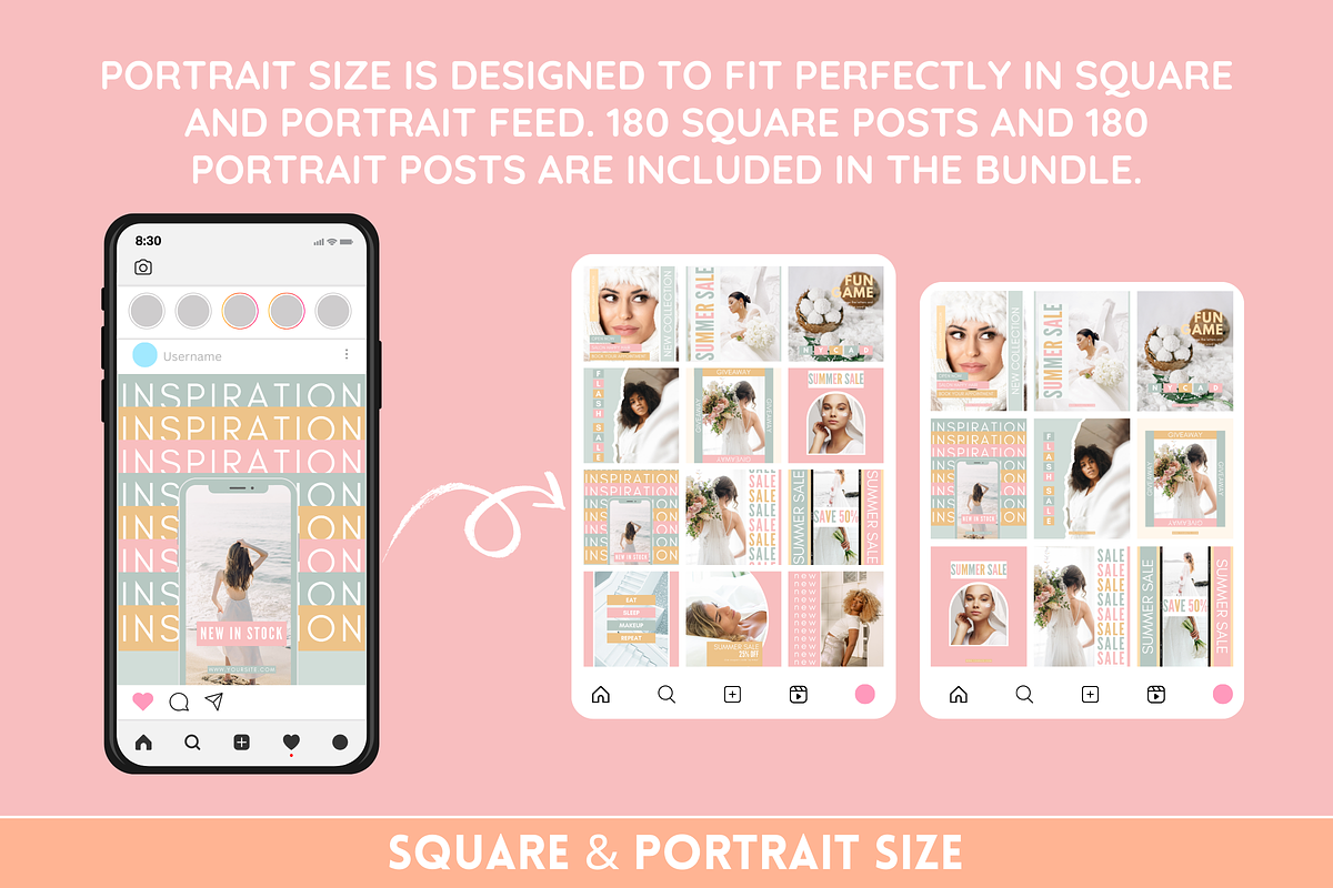Olive Rose Instagram Template Bundle preview 7
