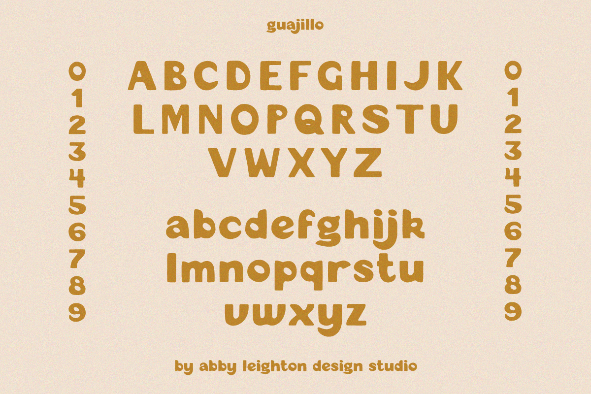 GUAJILLO by Abby Leighton, a Sans Serif Font by Abby Leighton Studio (Photo 4 of 4)