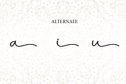 Mandala | Script Font, a Handwritten Font by Scratchones (Thumbnail 8 of 9)