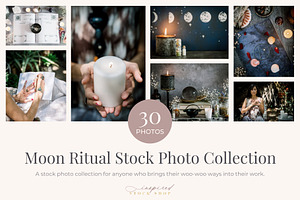 Moon Ritual Stock Photo Collection