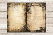 Gothic Frame Junk Journal Pages, a Decorative Illustration by GlamArtZhanna (Thumbnail 9 of 10)