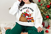 My Sack is Huge Funny Christmas PNG, an Illustration by Canvas Craft (Thumbnail 3 of 6)