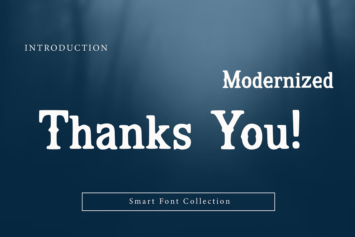 Modernized, a Serif Font by Wow Magic (Photo 3 of 3)