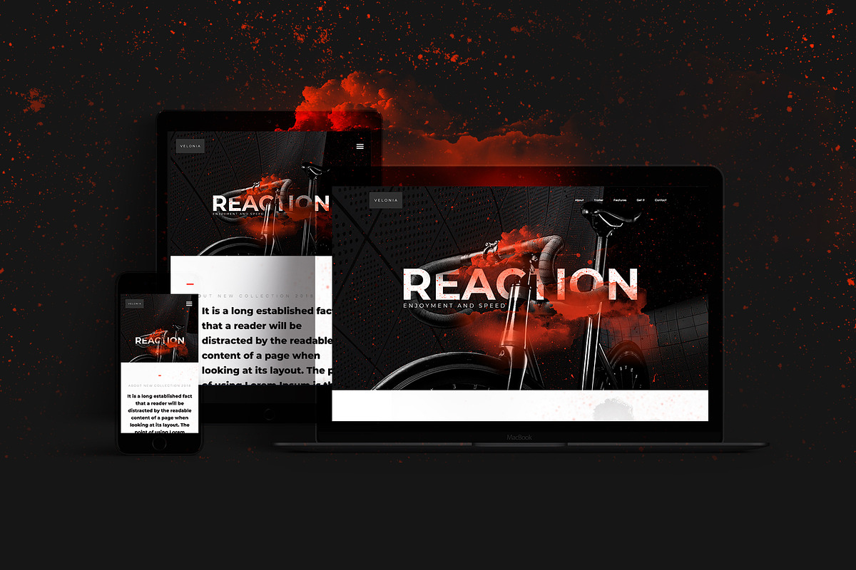 Bike Present - Elementor Pro Layout, a Landing Page Template by Ceaso Store (Photo 2 of 3)