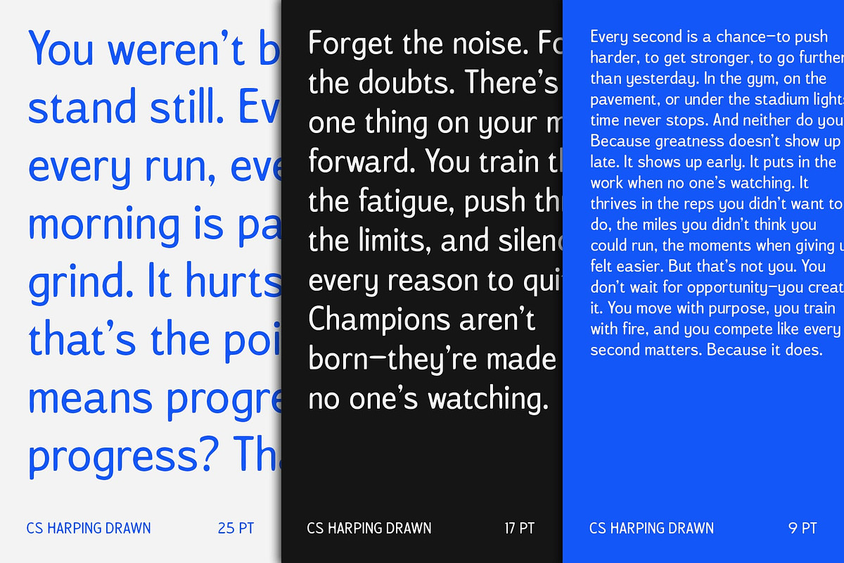 CS Harping Drawn, a Sans Serif Font by Craft Supply Co. (Photo 7 of 8)