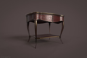 Vintage table, a Furniture 3D Model by Snji | 3D Models (Thumbnail 5 of 18)