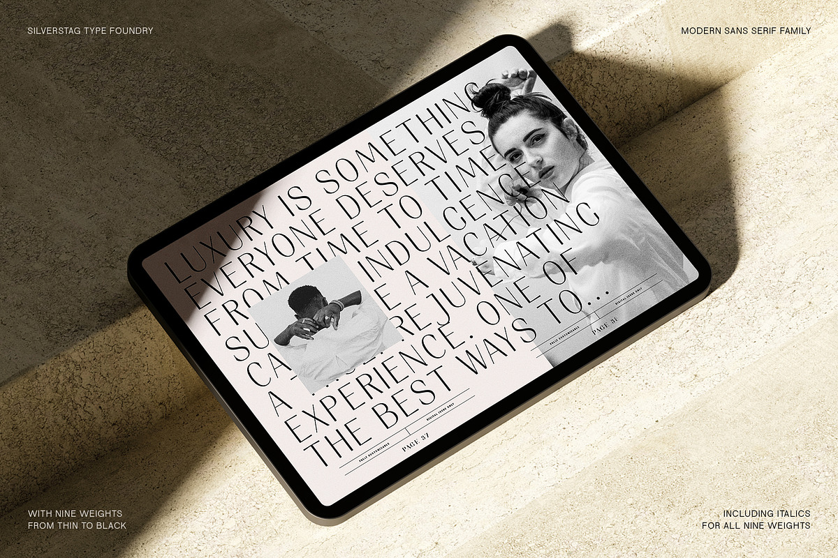 Elio & Oliver - An 18-Font Typeface, a Sans Serif Font by SilverStag Type Foundry (Photo 12 of 20)