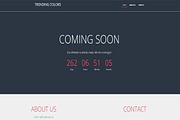 Trending Colors-v2 Coming Soon, a Landing Page Template by earthquake (Thumbnail 3 of 5)