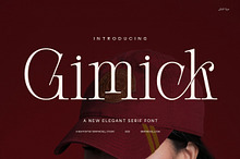 Gimick Ligature Serif Font