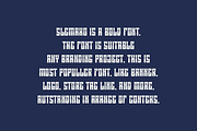 Slemaxo - Baseball & College Font, a Slab Serif Font by QR Design Studio (Thumbnail 5 of 7)