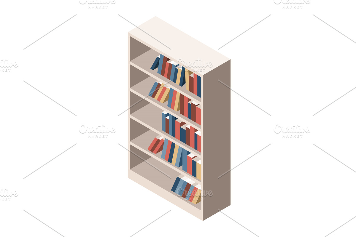 Isometric interior furniture, icon, an Object Illustration by the8monkey