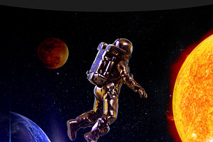 3D Mockup Space Astronaut 10