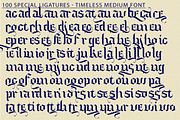Timeless Medium - Blackletter Font, a Blackletter Font by 177Studio (Thumbnail 7 of 8)