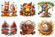 Fall in the Forest Watercolor PNG, an Illustration by Craft Nest (Thumbnail 4 of 5)