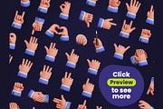 Hand Gestures 3D Icons, an Object 3D Model by Rakata Studio (Thumbnail 5 of 7)