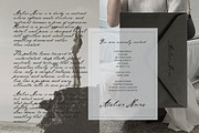 Chapter One Textured Vintage Scrip, a Script Font by AnMark (Thumbnail 9 of 12)