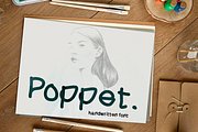 Poppet, a Sans Serif Font by Et Alia Creations (Thumbnail 1 of 2)