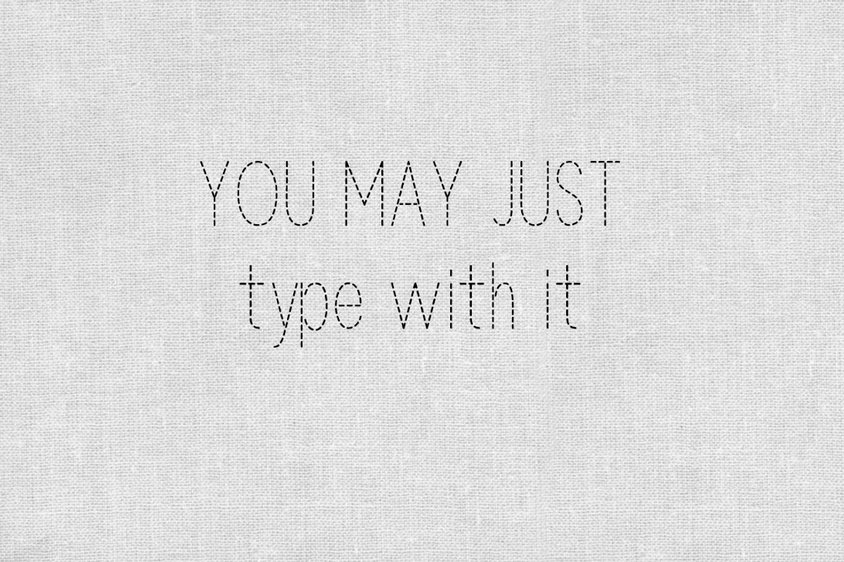 Trace font, a Font by JuliaKJ (Photo 3 of 3)