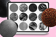 Procreate Leather Fabric brushes, a Brush Add-On by Revabrush (Thumbnail 6 of 6)