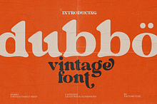 Dubbo - Retro Serif Font